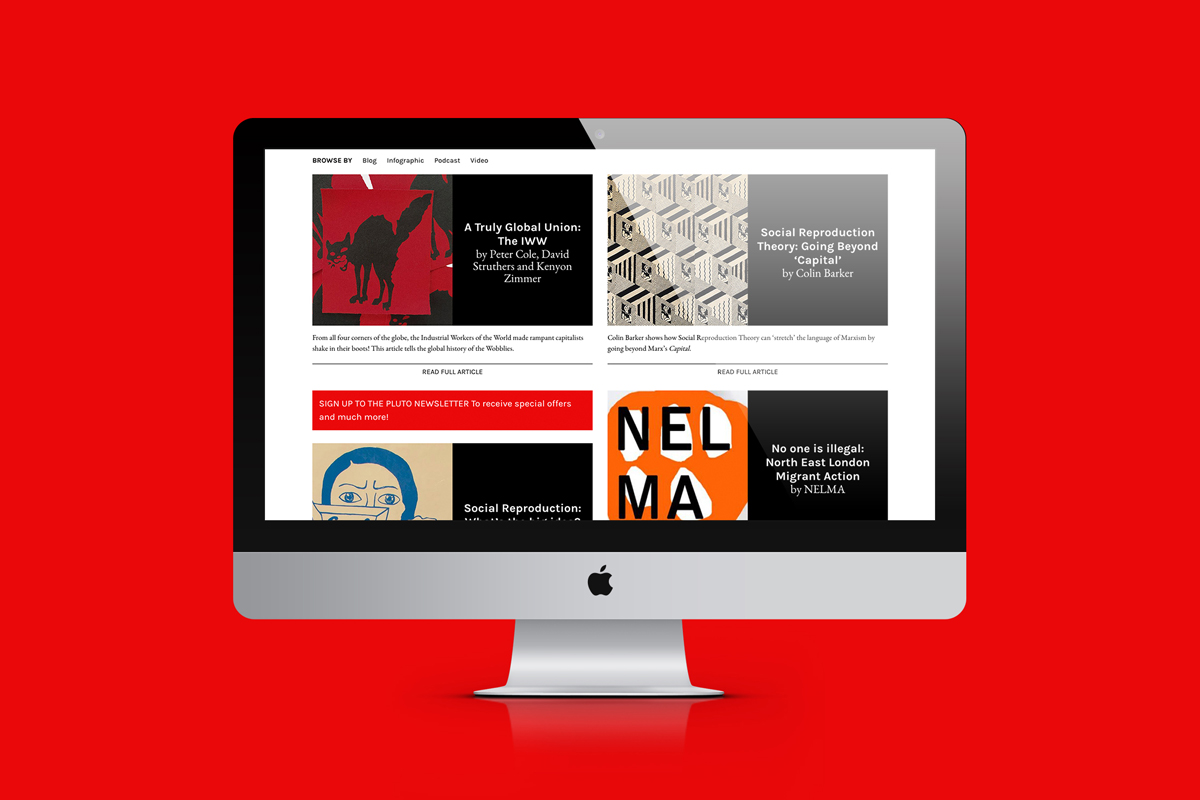 Pluto Press Richard Robinson Design